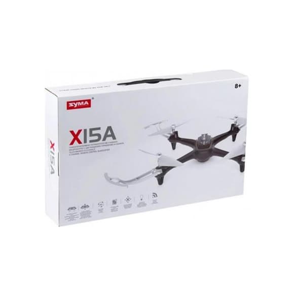 Квадрокоптер на радіокеруванні Syma X15A 2,4 Гц 29 cм чорний (X15A-black)